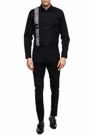 Wool pleat-front trousers, zdjęcie 2 Wool pleat-front trousers od Dsquared2